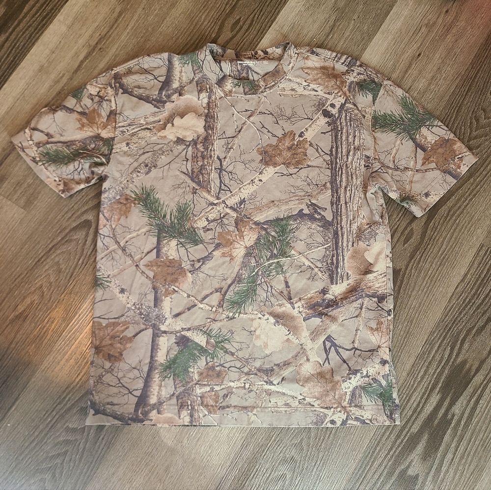 Hollister Mens Heavyweight Boxy Tee Camo Size Medium
